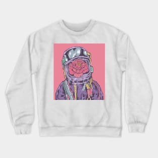 Aesthetic Colorful Astronaut Crewneck Sweatshirt